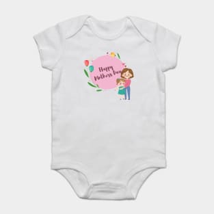 happy mothers day Baby Bodysuit